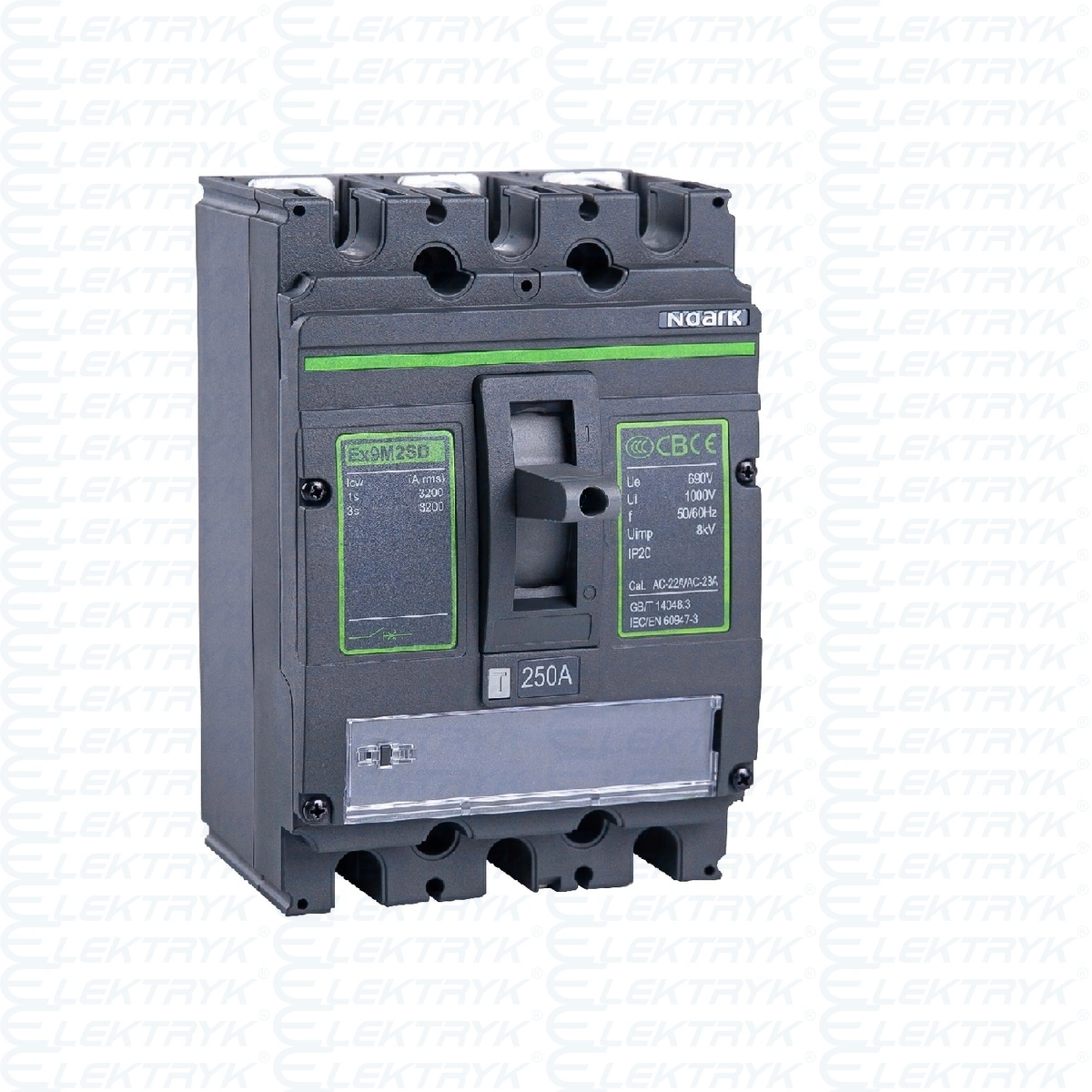 Ex9M2SD AC250 3P Rozłącznik kompaktowy AC, wielkość M2, In=250 A, 3-bieg. 250A (112801)