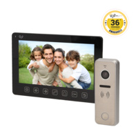 Zestaw wideodomofonowy, bezsłuchawkowy, kolor, LCD 7", menu OSD, biały EXEDRA