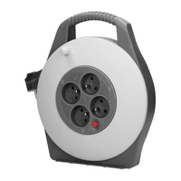 OR-AE-13113 Przedłużacz bębnowy z uchwytem i przewodem 10m 4x250V 3500W