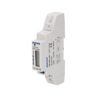 Wskaźnik zużycia energii elektrycznej 1-fazowy , 40A, wyjście impulsowe, 1 moduł, DIN TH-35mm