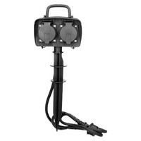 Gniazdo ogrodowe 2x2P+Z, 2300W, IP44, przewód 1,5m H07RN-F 3G1,5mm2