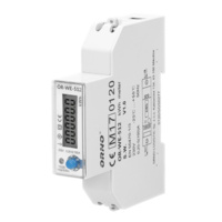 Licznik energii elektrycznej 1-fazowy, 100A, MID, 1 moduł, DIN TH-35mm