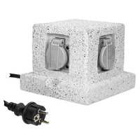 Gniazdo ogrodowe słupek, kabel gumowy H07RN-F4X2P+Z, 3X1,5MM2, 3M