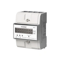 Licznik 3-fazowy wskaźnik zużycia energii elektrycznej, 80A, 3 moduły, DIN TH-35mm (or-we)