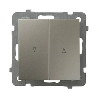 AS Łącznik żaluzjowy z blokadą mechaniczną Satyna ŁP-7GB/M/45