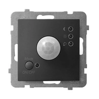 ARIA Elektroniczny czujnik ruchu srebrny ŁP-16U/m/33 CZARNY METALIK