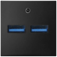 GK-2USB/33 ARIA Ładowarka USB czarny metalik