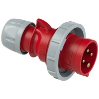 Wtyczka przenośna 32A 4P 400V czerwona IP67 SHARK 0242-6