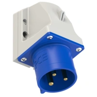 Wtyczka odbiornikowa 32A 3P 230V niebieska IP44 523-6