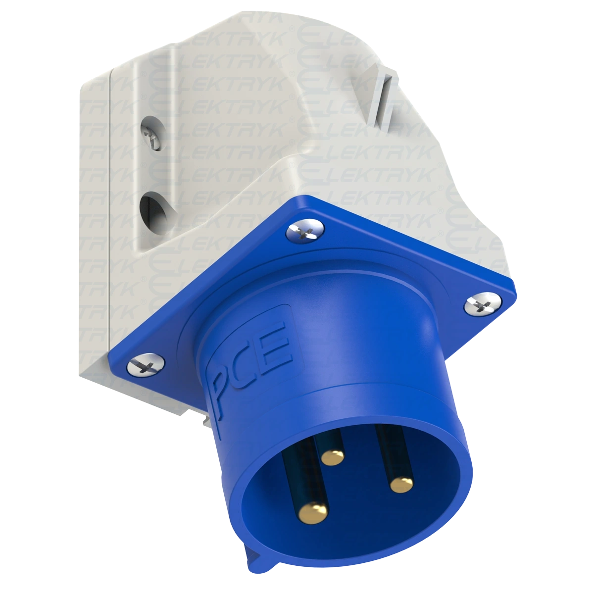 Wtyczka odbiornikowa 32A 3P 230V niebieska IP44 523-6
