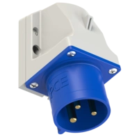 Wtyczka odbiornikowa 32A 3P 230V niebieska IP44 523-6