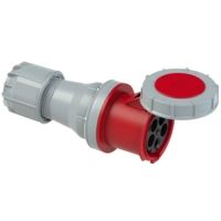Gniazdo przenośne 125A 5P 400V czerwone IP67 POWER TWIST 245-6