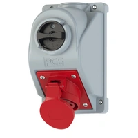 Gniazdo stałe z wyłącznikiem 0-1 16A 5P 400V IP44 COMBOPOL 96061540W