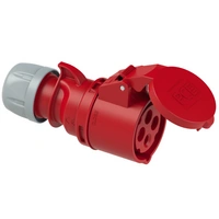 Gniazdo przenośne 32A 4P 400V czerwone IP44 SHARK (32/4)