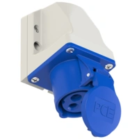 Gniazdo stałe 16A 3P 230V niebieskie IP44 113-6