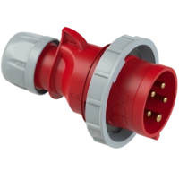 Wtyczka przenośna 16A 5P 400V czerwona IP67 SHARK 0152-6