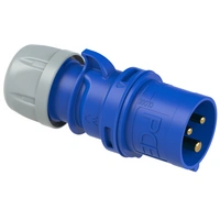 Wtyczka przenośna 32A 4P 400V czerwona IP44 SHARK 024-6