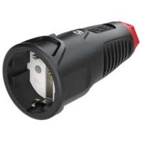 Gniazdo przenośne gumowe 16A 2P+Z 230V SCHUKO VDE IP20 TAURUS2