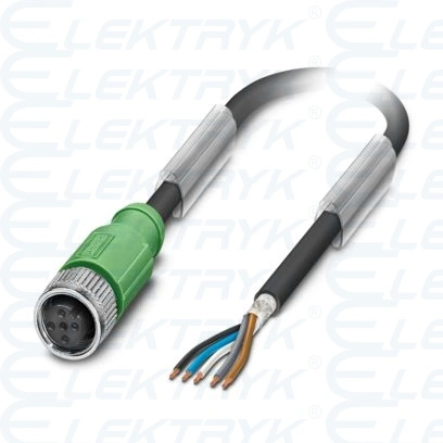SAC-5P- 10,0-PUR-M12FS przewód 5pin 10mb wtyczka prosta żeńska