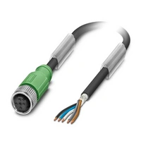 SAC-5P- 10,0-PUR-M12FS przewód 5pin 10mb wtyczka prosta żeńska
