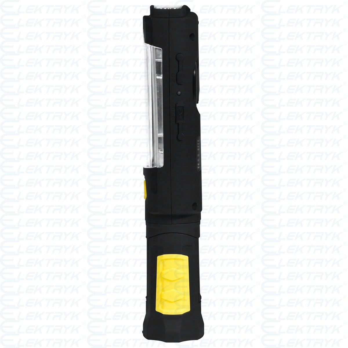Lampa warsztatowa akumulatorowa (3,7V2600mAh-Li) z powerbankiem, hakiem, magnesem 3W COB LED/5 LED (17000-20000MCD 15°) W-98523