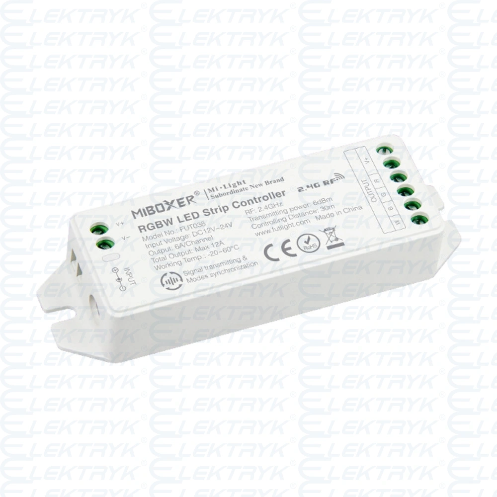 STEROWNIK ODBIORNIK Mi.Boxer RGBW /MAX 12A DC 12V~24V