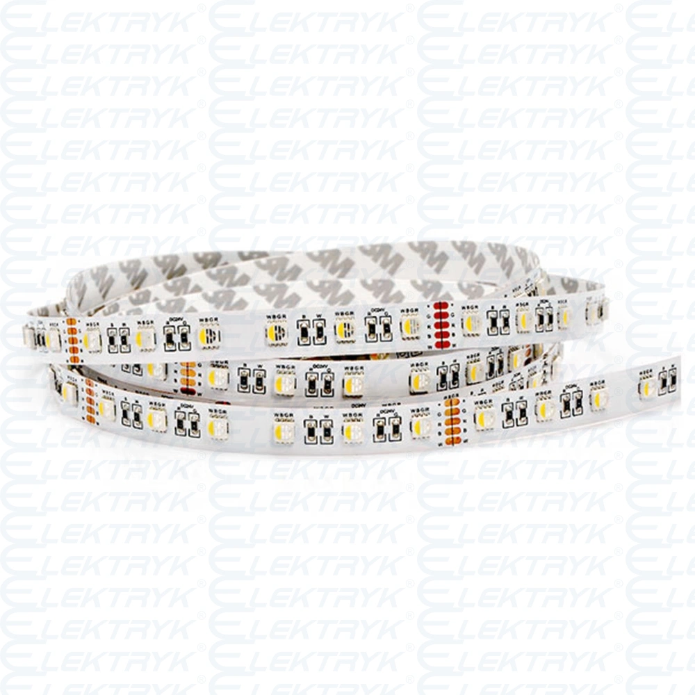 TAŚMA LED NEXTEC EX / 24V / 5050 / 18W / 60 LED 4in1 / IP20 / RGB + 4000K /+-200K / 5m / 10mm