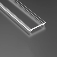 Klosz do profilu LED BASIC wciskany 202cm PVC Transparentny