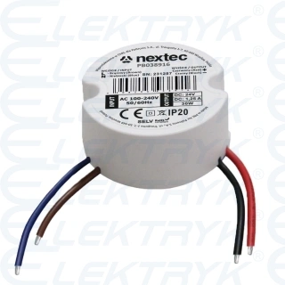 ZS 24V Zasilacz 30W LED IP20 montażowy okrągły 1,25A 30W