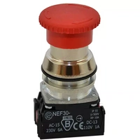 NEF30-D XY C Przycisk czerwony NC+NO