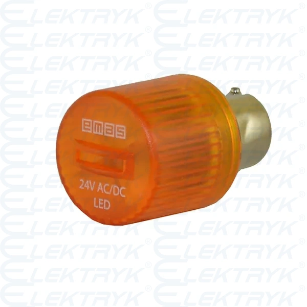 Dioda LED 24 VDC żółta T0-IKML024S