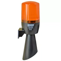 Wielofunkcyjna lampa żółta fi 70 z buzerem, 12-24V AC/DC ( sygnalizator )