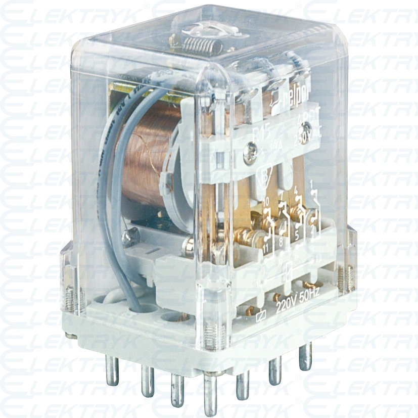 Przekaźnik przemysłowy 4P 10A 230V AC R15-2014-23-3230-KL