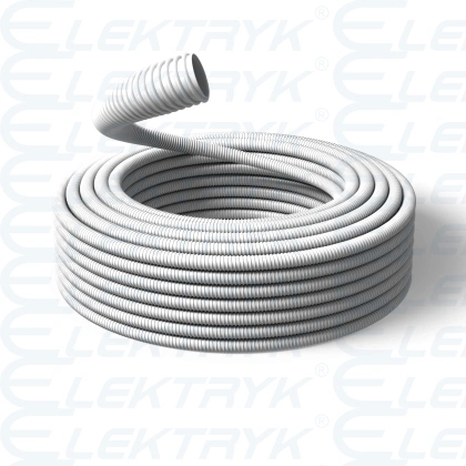 GUS32G SPIREX 32MM SZARA Rura karbowana ochronna IP64, PCV samogasnący, opak.30m
