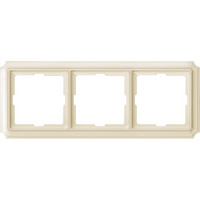 Ramka Antique potrójna kremowy, Merten