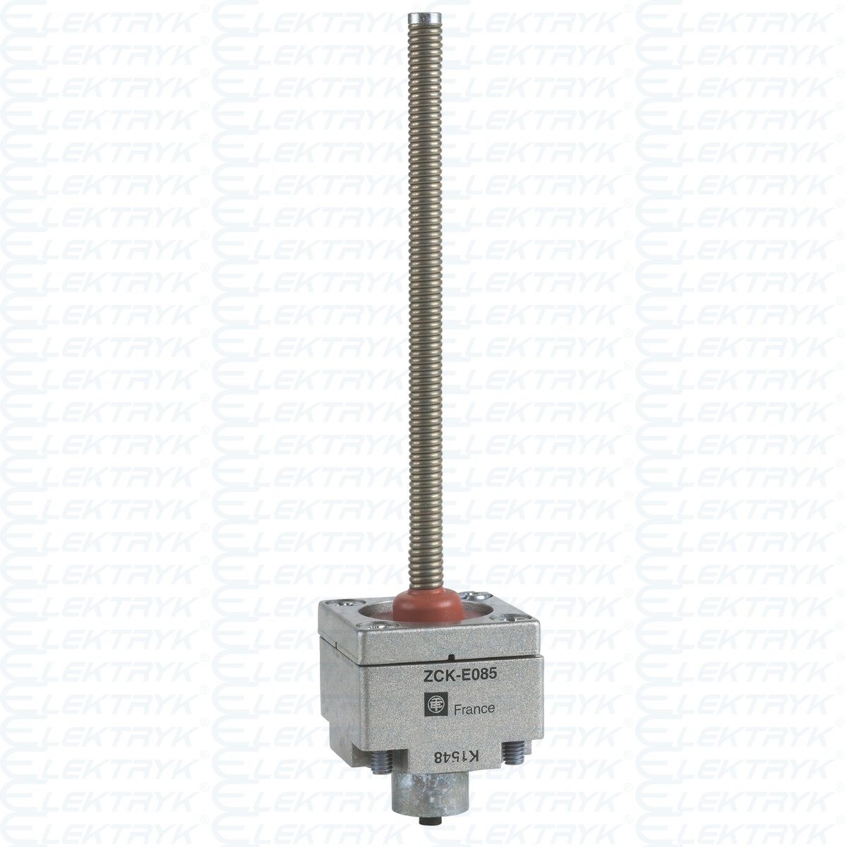 Głowica łącznika krańcowego dżwignia o zmiennej długości z rolką termoplastyczną