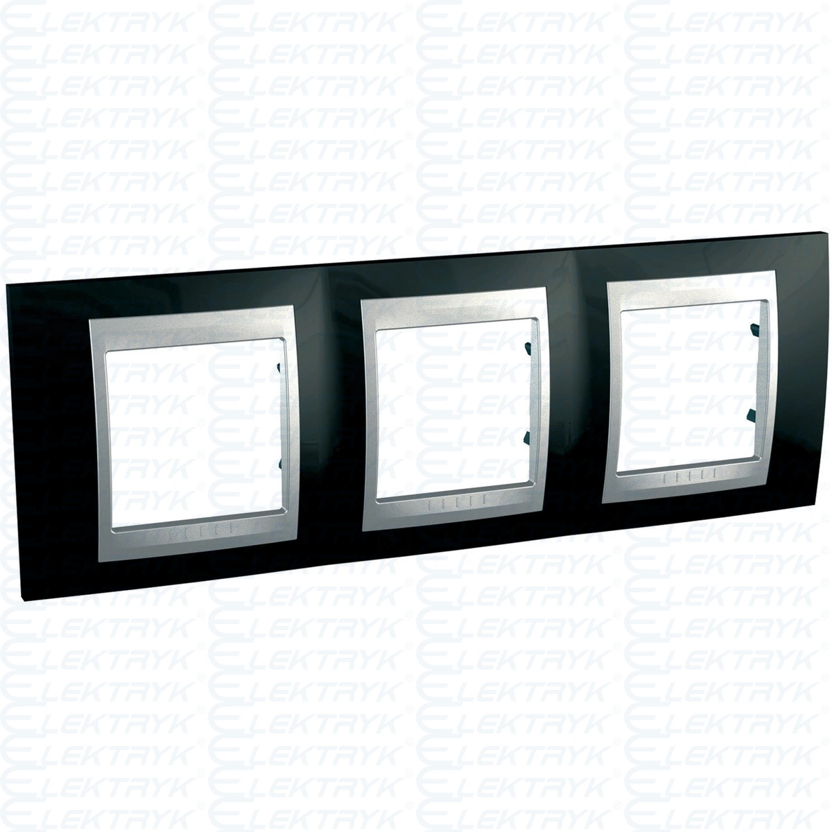 RAMKA 3-KROTNA, RHODIUM BLACK