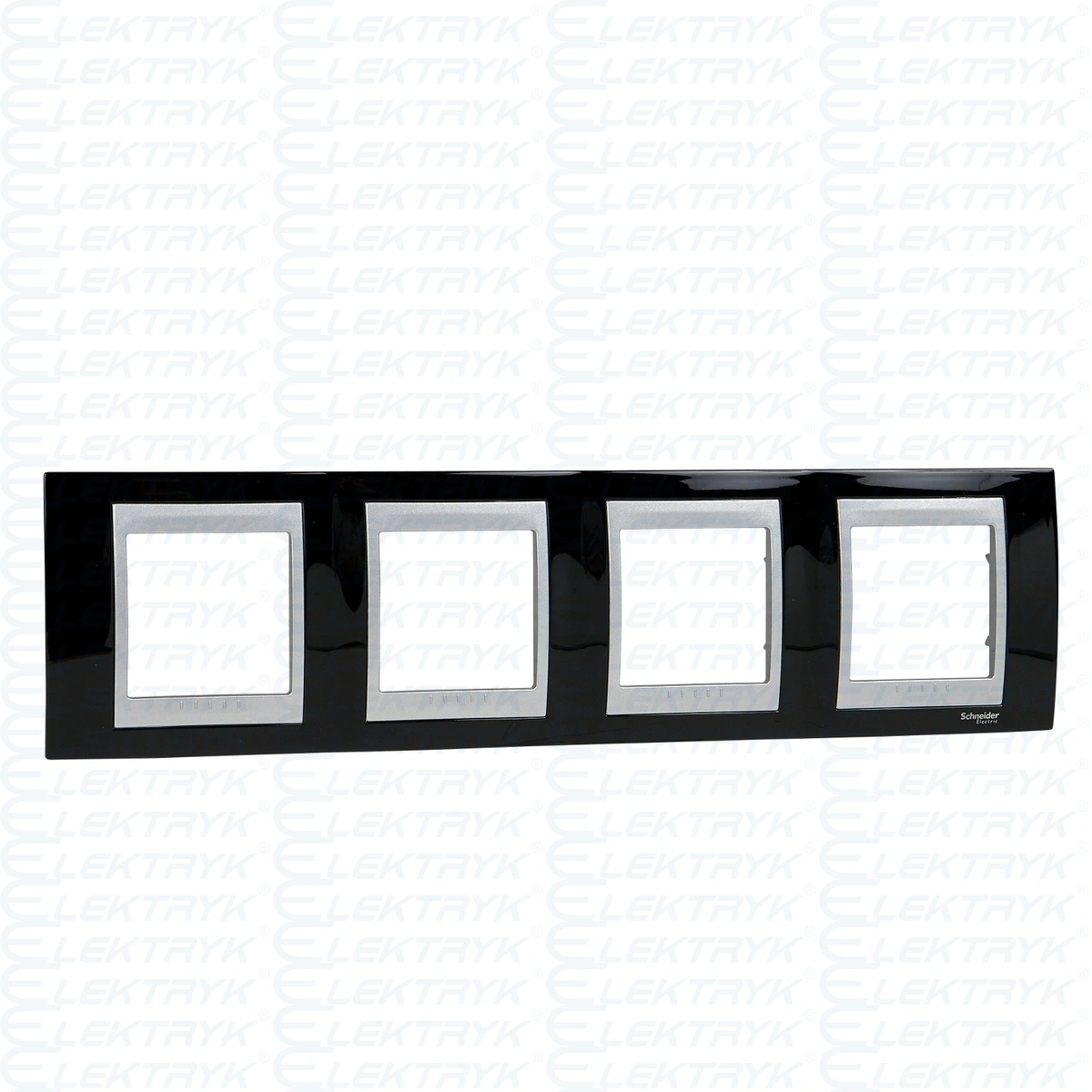 RAMKA 4-KROTNA, RHODIUM BLACK