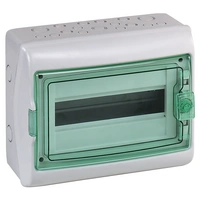 Obudowa natynkowa IP65 KDR-1-12-NT-T drzwi transparentne 1 rząd 12modułów/rząd