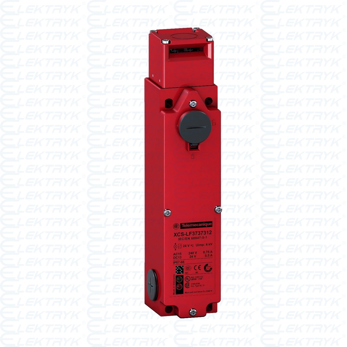 XCSLF2525312 Preventa XCS Łącznik krańcowy z blokadą elektromagnesem 2NC+2NO 24V 3 wejścia kablowe