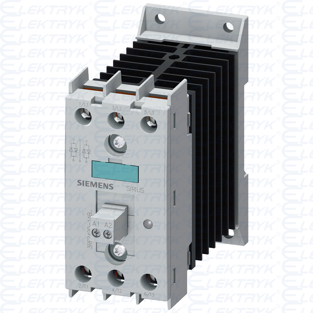 3RF2420-1AB45 STYCZNIK PÓŁPRZEWODNIKOWY 3-FAZ. 3RF2, AC 51 20A 40 ST. C, 48-600V / 4-30V DC, STER. 2-FAZOWE, PRZYŁ. ŚRUBOWE NAP. BLOKUJĄCE 1200V