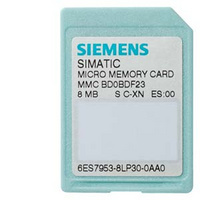 6ES7953-8LM31-0AA0 SIMATIC S7, KARTA PAMIĘCI MMC (MICRO MEMORY CARD) DLA STEROWNIKÓW SIMATIC S7-300/C7/ET 200, 3.3V, PAMIĘĆ TYPU FLASH, 4 MB