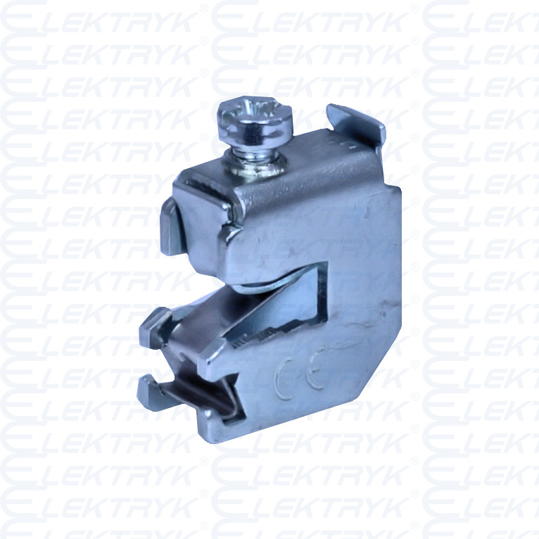 MAE0165E15 metaliczny Zacisk na szynę 5 mm / 1,5 - 16 mm2 (PS1605)