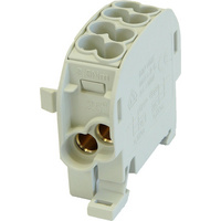 HLAK1p25gr_Blok rozdzielczy 1-potencjałowy_ łączony_szary