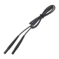 Przewód 1,2m czarny 1 kV (wtyki bananowe)