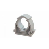 Uchwyt zamykany UZE-18, biały, opakowanie 100szt.