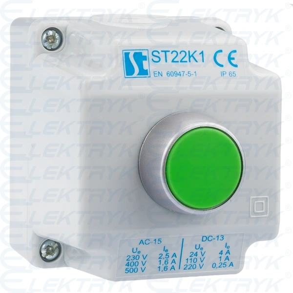 Kaseta sterownicza K1 z przyciskiem START ST22K1\01-1