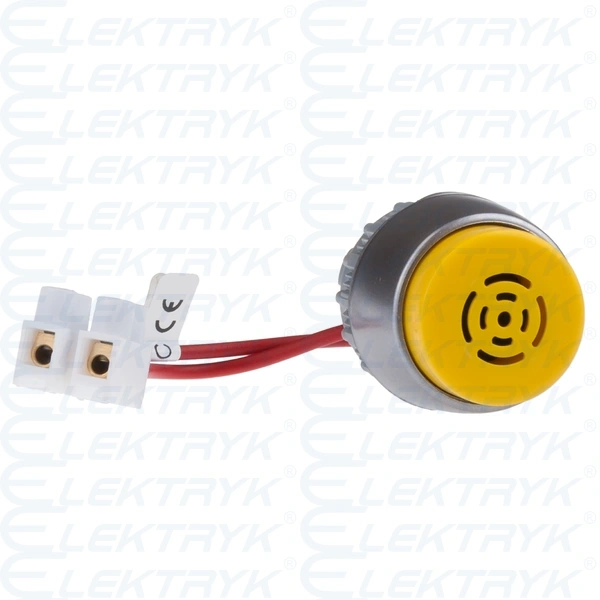 ST22-SD-230AC\. SYGNALIZATOR DŹWIĘKOWY 230AC PIERŚCIEŃ NIKLOWANY