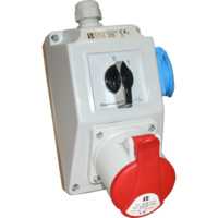ZI05\R442 ZESTAW INSTALACYJNY O-I/32A,3P+N+PE/2P+PE-SZT2,DŁAW.M25