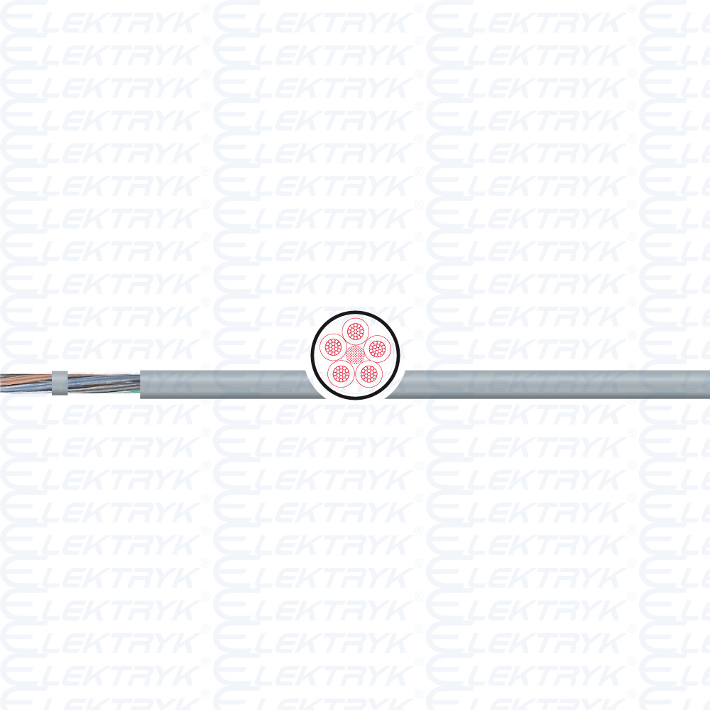 4G35 ÖPVC-JB 0,6/1 KV, SZARY RAL 7001 Przewód